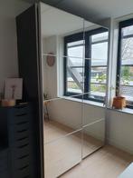 IKEA PAX Kledingkast met AULI Spiegeldeuren, Ophalen, Eikenhout, 200 cm of meer, 150 tot 200 cm