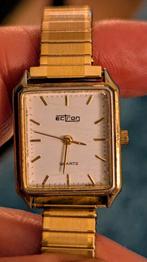 Vintage dames horloge, Overige merken, Staal, Polshorloge, Verguld