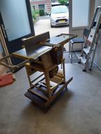 Scheppach vlak- van dikte bank  geel, Doe-het-zelf en Verbouw, Gereedschap | Zaagmachines, Ophalen, Gebruikt, Overige typen, 30 tot 70 mm