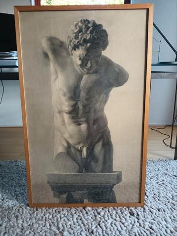 Originele grote studietekening Teunis Bakker (1894-1964) beschikbaar voor biedingen