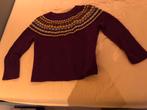 Noorse trui, handgebreid, maat 38, wol, Kleding | Dames, Tops, Maat 38/40 (M), Ophalen of Verzenden, Zo goed als nieuw, Lange mouw