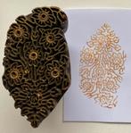 Oude mooie Indonesische Batik stempel met inscriptie, Ophalen of Verzenden