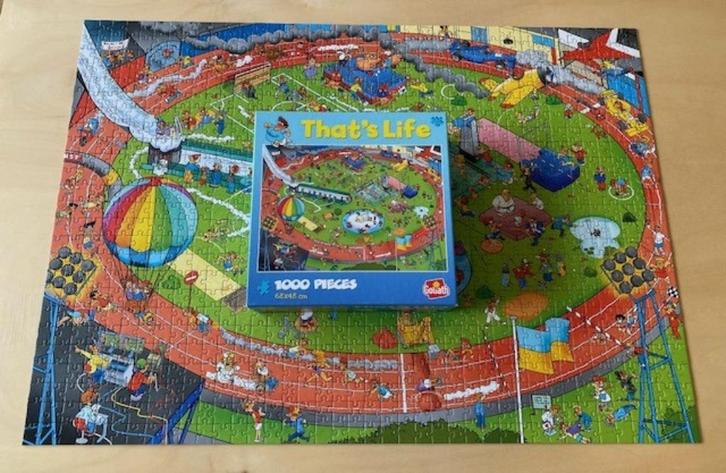 That’s Life puzzel Sports | # 371305 | 1000 stukjes, Hobby en Vrije tijd, Denksport en Puzzels, Zo goed als nieuw, Legpuzzel, 500 t/m 1500 stukjes