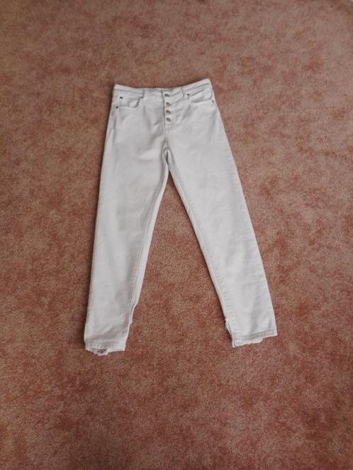 IRO witte skinny broek W27" 34/36, Kleding | Dames, Broeken en Pantalons, Zo goed als nieuw, Maat 34 (XS) of kleiner, Wit, Ophalen of Verzenden