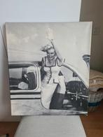 Marilyn Monroe canvas, Huis en Inrichting, Woonaccessoires | Schilderijen, Tekeningen en Foto's, Ophalen, 50 tot 75 cm, Zo goed als nieuw