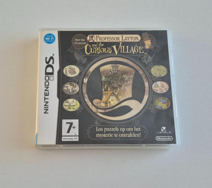 Professor Layton And The Curious Village Nintendo DS Game, Spelcomputers en Games, Games | Nintendo DS, Gebruikt, Puzzel en Educatief