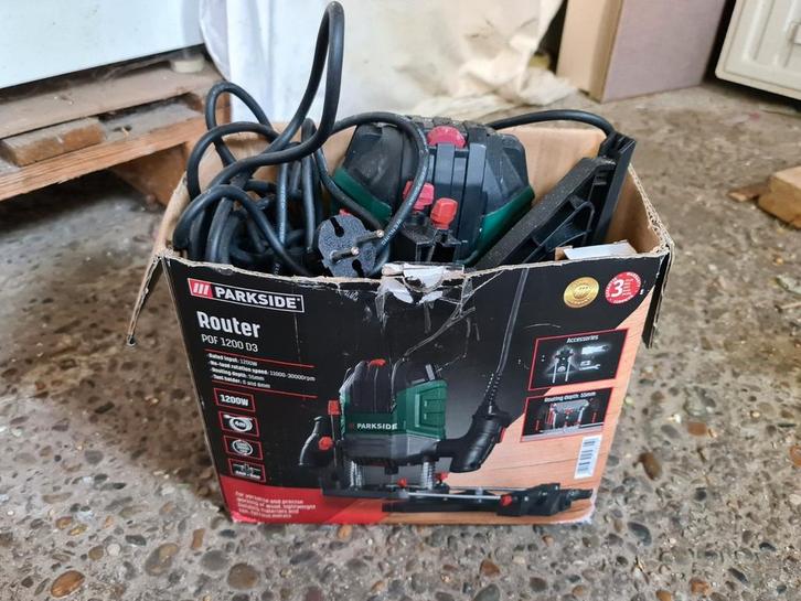 Parkside frees, Doe-het-zelf en Verbouw, Gereedschap | Freesmachines, Zo goed als nieuw, Elektrisch, Bovenfrees, Ophalen of Verzenden