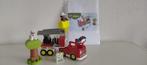 Duplo - Brandweerauto met werkende sirene, Ophalen, Zo goed als nieuw, Complete set, Duplo