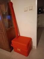 Gratis strandparasol en koelbox met koelelementen, Ophalen