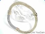16612 Ontdek Onze 14K Bicolor Popcorn Armband, Ophalen of Verzenden, Zo goed als nieuw, Goud