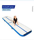 Airtrack, Sport en Fitness, Ophalen, Zo goed als nieuw, Blauw, Materiaal