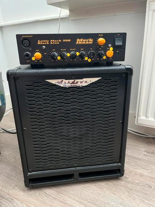 Markbass Little mark 250 Black Line + Ashdown Mi10 cab, Muziek en Instrumenten, Versterkers | Bas en Gitaar, Zo goed als nieuw