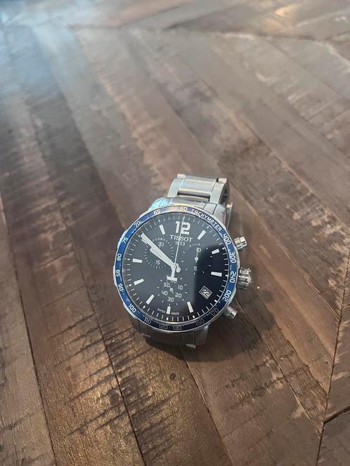 Tissot Quickster Quartz Blauw, Sieraden, Tassen en Uiterlijk, Horloges | Heren, Zo goed als nieuw, Overige merken, Staal, Ophalen of Verzenden