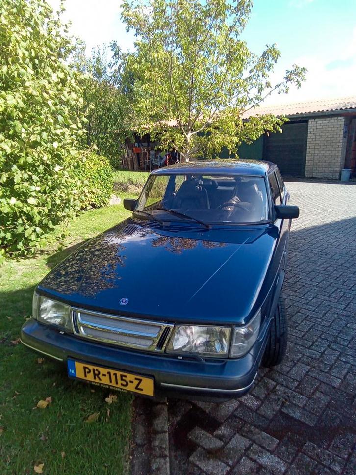 Saab 900i Le Mans Blauw, Auto's, Saab, Particulier, Saab 900, ABS, Benzine, Coupé, Handgeschakeld, Geïmporteerd, Blauw, Grijs