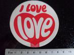 sticker I love love ola ijs, Verzamelen, Verzenden, Zo goed als nieuw, Merk