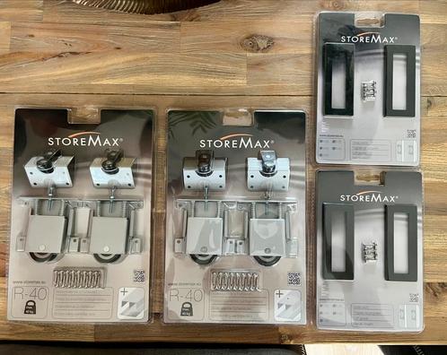 2-st StoreMax R-40 roldeursysteem met handgrepen, Doe-het-zelf en Verbouw, Hang- en Sluitwerk, Nieuw, Overige typen, Ophalen of Verzenden
