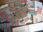 Set 9 Oorlog wo2 bonnen geld munt krant foto document ww2, Verzamelen, Verzenden, Overige soorten, Nederland, Overige typen