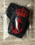 Marine Pet Embleem met Band -4, Ophalen of Verzenden, Marine, Nederland, Embleem of Badge
