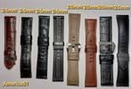 Panerai banden 24mm en 26mm - croco - diver - buffalo, Overige merken, Zwitserland, Staal, Polshorloge
