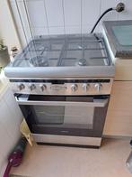 Inventum elektrisch gasfornuis VFG034WGRVS met garantie!, Witgoed en Apparatuur, Fornuizen, Ophalen, 4 kookzones, Zo goed als nieuw