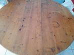 Ronde eiken eettafel ., Huis en Inrichting, Tafels | Eettafels, Ophalen, Gebruikt, Rond, Vier personen