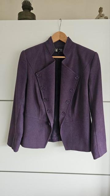 Edgar Vos vintage blazer-jasje paars maat 38 beschikbaar voor biedingen