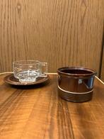 Vintage espresso set - joe Colombo, Gebruikt, Ophalen of Verzenden, Glas, Overige stijlen