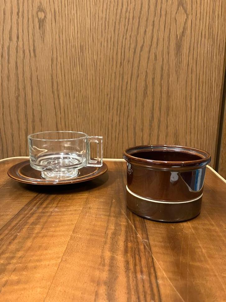 Vintage espresso set - joe Colombo, Huis en Inrichting, Keuken | Servies, Gebruikt, Kop(pen) en/of Schotel(s), Overige stijlen