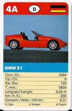 Kw2255 autokaartje 4a - bmw z1, Auto's, Ophalen of Verzenden, Zo goed als nieuw