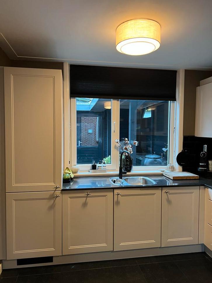 Nolte Hoekkeuken met  moderne Apparatuur, Huis en Inrichting, Keuken | Complete keukens, Zo goed als nieuw, Hoekkeuken, Crème