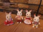Sylvanian families chocolade konijnen familie, Ophalen of Verzenden, Zo goed als nieuw