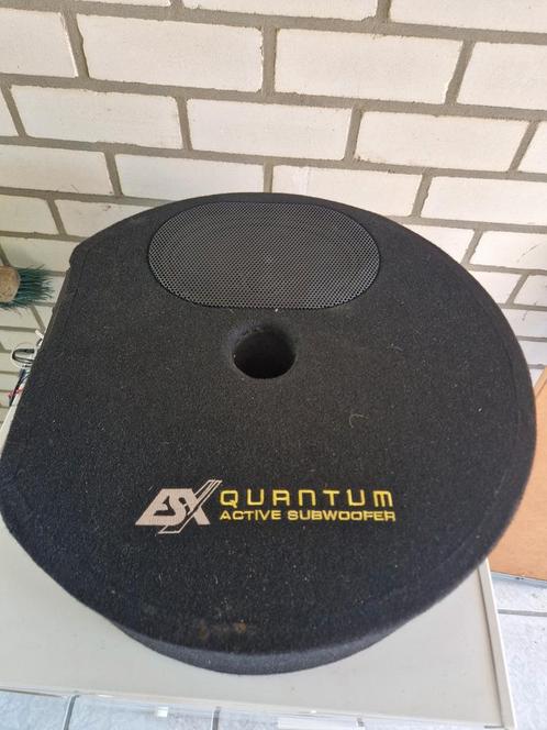 ESX Quantum Q300A Actieve Subwoofer, Auto diversen, Autospeakers, Gebruikt, Ophalen of Verzenden