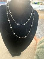 Git ketting  met stras, Sieraden, Tassen en Uiterlijk, Ophalen of Verzenden, Zo goed als nieuw, Overige materialen