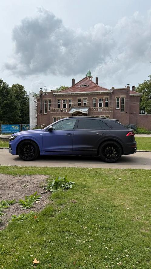 Audi Q8 55 Tfsi e Quattro 381pk Tiptronic 2021 Grijs, Auto's, Audi, Particulier, Hybride Elektrisch/Benzine, Plug-in hybride, SUV of Terreinwagen