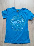David Hamilton T-shirt - Blauw maat XS, Kleding | Heren, Ophalen of Verzenden, Zo goed als nieuw, David Hamilton, Maat 48/50 (M)