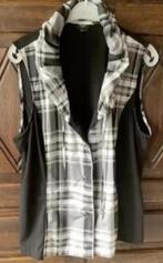 Zwarte top, tuniek, spencer, blouse, hes; 46; Bexley's Woman, Kleding | Dames, Grote Maten, Ophalen of Verzenden, Zo goed als nieuw