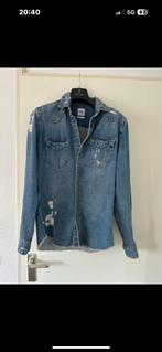 Zara Denim Overhemd - Blauw - M, Ophalen of Verzenden, Gedragen, Blauw, Halswijdte 39/40 (M)