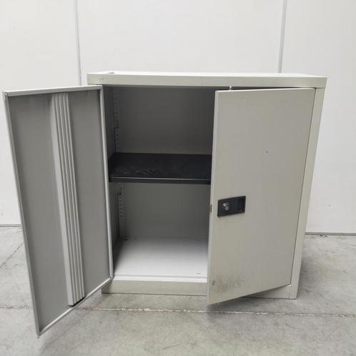 Bisley stalen 2-deurs werkplaatskast - 100x92x40 cm, Huis en Inrichting, Kasten | Overige, Gebruikt
