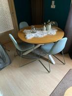 Eettafel & stoelen., Ophalen, Rechthoekig, 50 tot 100 cm