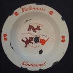 Vintage Kindermeel Molenaars Emaille Bord, Antiek en Kunst, Ophalen of Verzenden