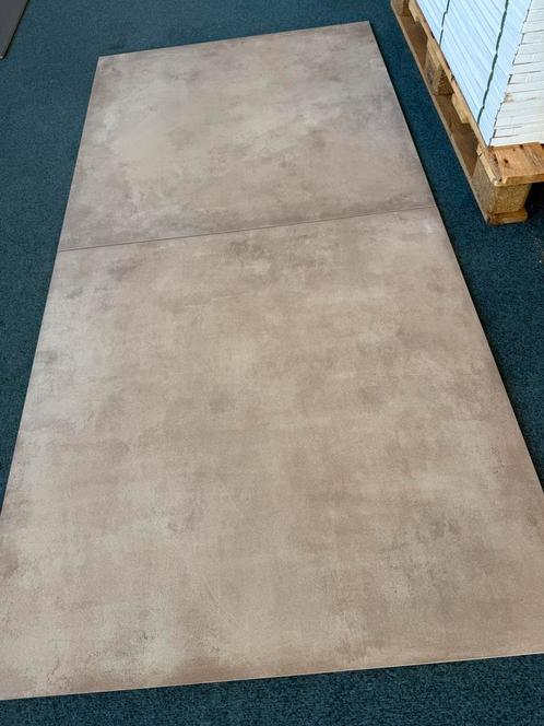 100x100 Hurban beige wand of vloertegels partij 96m2, Doe-het-zelf en Verbouw, Tegels, Nieuw, Vloertegels, Keramiek, 60 cm of meer