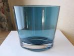 Vintage sommerso ovale glas vaas - Krosno glass, Huis en Inrichting, Verzenden, Zo goed als nieuw, Glas