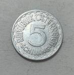 5 schilling Oostenrijk 1952, Ophalen of Verzenden, Oostenrijk