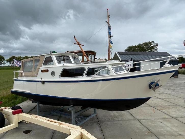 Molenmaker en Mantel kruiser "Unrest", Watersport en Boten, Motorboten en Motorjachten, Gebruikt, Staal, 6 tot 9 meter, Diesel