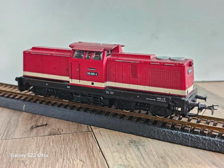 modeltrein Ho piko, gutzold diesel lokomotief BR-110,  DR, Hobby en Vrije tijd, Modeltreinen | H0, Gebruikt, Locomotief, Gelijkstroom