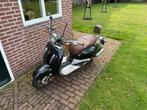 Fosti Retro scooter blauw kenteken, Fietsen en Brommers, Scooters | Overige merken, Ophalen, Gebruikt, Benzine, Maximaal 25 km/u