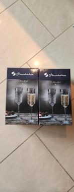 Paşabahçe Timeless Stormwater Glazen - 2 Sets, Antiek en Kunst, Antiek | Glas en Kristal, Ophalen of Verzenden