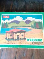 Vintage houten bouwdoos. Tofa. Made in czechoslovakia, Verzenden