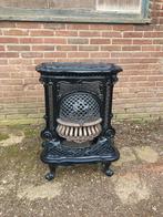 Antieke Gietijzeren Kolenkachel, Deville Pailletten nr 121, Ophalen