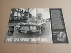 Test (uit oud tijdschrift) Fiat 124 Sport Coupe (1968), Verzamelen, Automerken, Motoren en Formule 1, Auto's, Gebruikt, Verzenden
